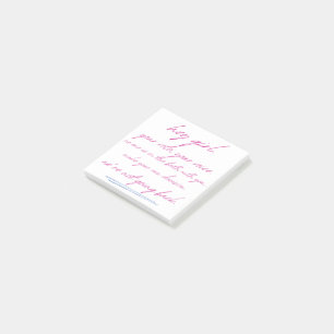 Verkiezingsnota's 2024 Hey Girl Uw stem Post-it® Notes