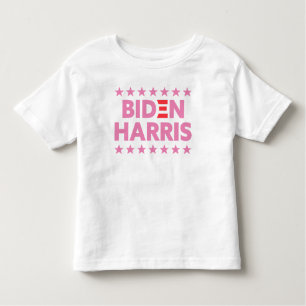 Verkiezingsondersteuning voor Biden/Harris Roze st Kinder Shirts