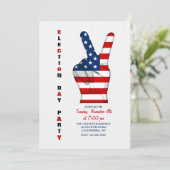 Verkiezingspartij Uitnodiging (Staand voorkant)