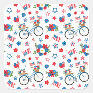 Verkiezingspartij VS Collectie! Vierkante Sticker