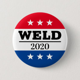 Verkiezingspin van de las 2020 ronde button 5,7 cm