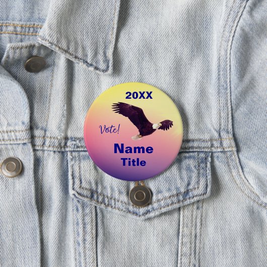 verkiezingspolitiek ronde button 7,6 cm (In situ)