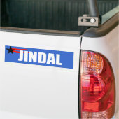 Verkiezingsrooster BOBBY JINDAL Bumpersticker (Op Truck)