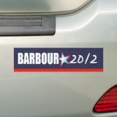 Verkiezingsrooster HALEY BARBOUR Bumpersticker (Op auto)