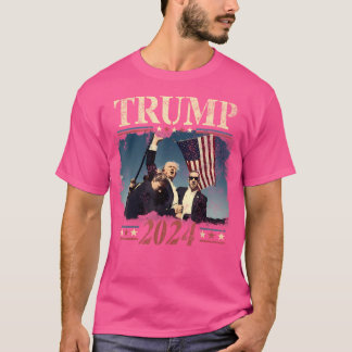 Verkiezingsschot Trump 2024 zal niet worden gestop T-shirt