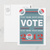 Verkiezingsstem Briefkaart (Voorkant / Achterkant)