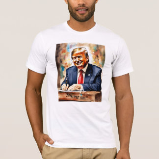 Verkiezingsstem voor Donald Trump Miss Me Graphic T-shirt