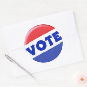 VerkiezingsSticker Ronde Sticker (Envelop)