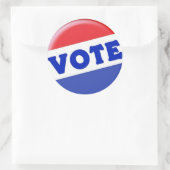 VerkiezingsSticker Ronde Sticker (Tas)