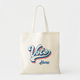 verkiezingstypografie tote bag
