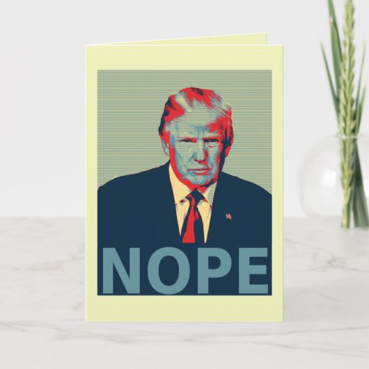Verkiezingsverliezer voor Trump Kaart (Voorkant)