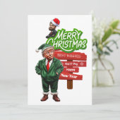 Verkiezingsviering voor de President Kaart (Staand voorkant)