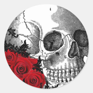 VERKLAAR MET AFDRUKKING VOOR ROZEN RONDE STICKER