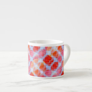 Verklaar van de achtergrond van de ontwerptextuur espresso kop