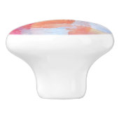 Verklaar van de achtergrond van de ontwerptextuur keramische knop (Zijkant)