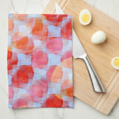 Verklaar van de achtergrond van de ontwerptextuur theedoek (Quarter Fold)