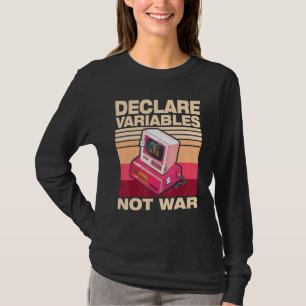 Verklaar Variabelen niet de Ontwikkelaar C van de T-shirt