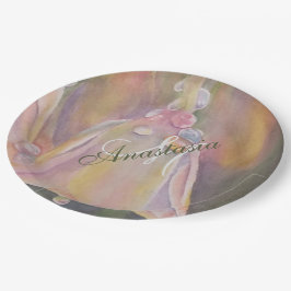 VERKLAP FEestje met MONOGRAM Papieren Bordje