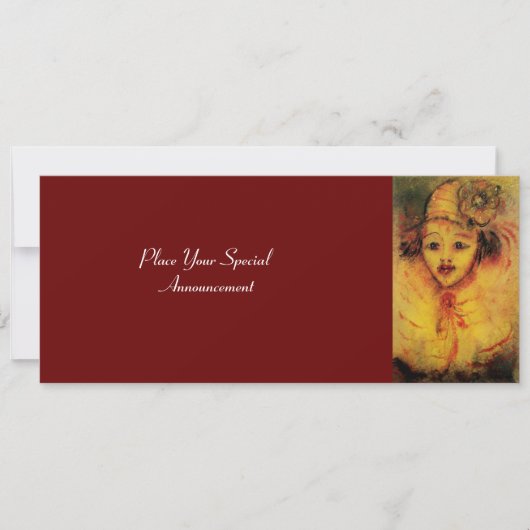 VERKLARING IN GEEL AANKONDIGING (Voorkant)