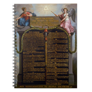 Verklaring - Rechten van het Man en de burger Notitieboek