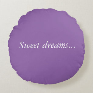 Verklaring Rond kussen "Sweet Dreams"