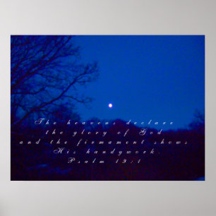 Verklaring van de Heavens Poster