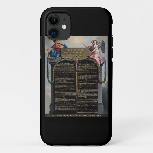Verklaring van de Rechten van de Mens en de Burger Case-Mate iPhone Case (Achterkant)