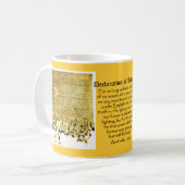 Verklaring van de Schotse Mok van Arbroath-onafhan (Voorkant links)