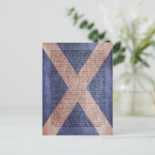 Verklaring van het briefkaart voor radicale onafha (Staand voorkant)