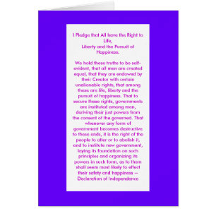 Verklaring van jGibney van de Onafhankelijkheid