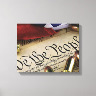Verklaring van Onafhankelijkheid Canvas Afdruk