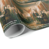 Verklaring van Onafhankelijkheid & citaat van Ben  Cadeaupapier (Rol Hoek)