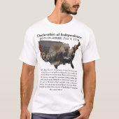 Verklaring van Onafhankelijkheid CONGRESS, 4 juli T-shirt (Voorkant)