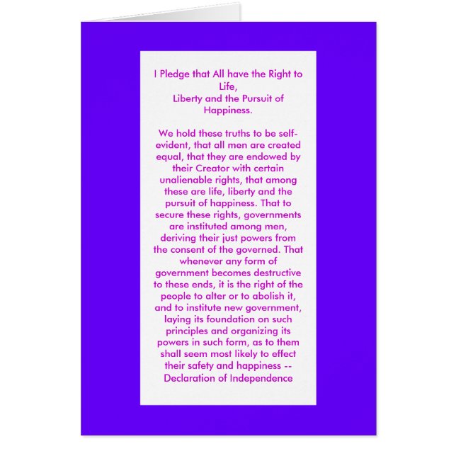 Verklaring van Onafhankelijkheid Gibney Het Museum (Voorkant)