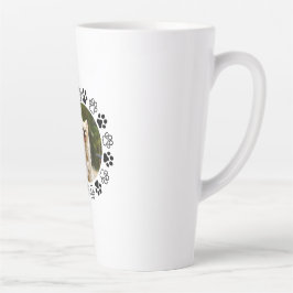 Verkleinbare hond portret hoektand latte mok