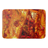 Verkleurd tot koraalcarnavalmasker badmat (Voorkant)