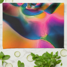 Verkleurde abstracte verdraaide lijnen in lichtscu