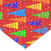 Verkleurde bomen. korte tafelloper (Hoek)