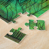 Verkleurde Chameleon op pagina Forrest-kleurboek Legpuzzel (Zijkant)