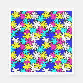 Verkleurde heldere spots servet (Voorkant)