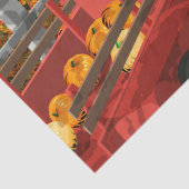 Verkleurde herfst-/Herfst-herfst Tissuepapier (Detail)