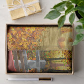 Verkleurde herfst-/Herfst-herfst Tissuepapier (Geschenk)