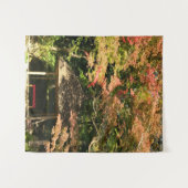 Verkleurde mannetjes- en rusthuisjes wandkleed (Voorkant (horizontaal))