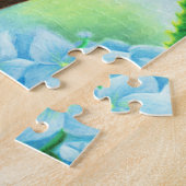 Verkleurde mantispuzzel legpuzzel (Zijkant)