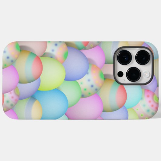 Verkleurde paaseieren Case-Mate iPhone case (Achterkant (horizontaal))