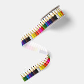 Verkleurde potlooddoos grosgrain lint (Achterkant)