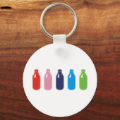 Verkleurde sleutelhanger melk (Voorkant)