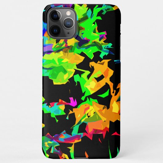 Verkleurde vlammen iPhone hoesje (Achterkant)