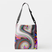 Verkleurde Vonk 3 Swirlzak Crossbody Tas (Achterkant)