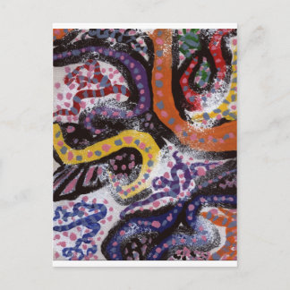 Verkleurde wijnstokken 1 briefkaart